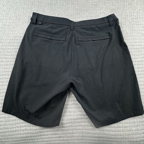 Lululemon Commission Short Men 33 Black 9" Warpsteme ABC Golf Stretch Athletic - Picture 5 of 7